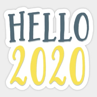 Hello 2020 Sticker